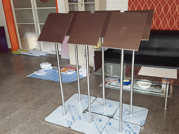 不銹鋼宣傳牌設(shè)計(jì)制作